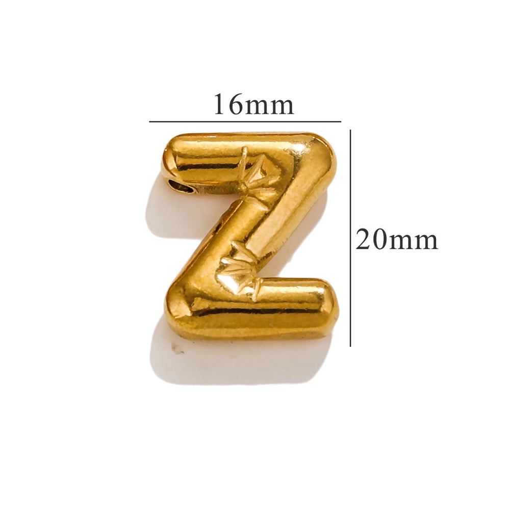 1 pair simple series simple letter  gold plated women pendants